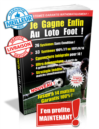 Lotofoot systèmes garantis