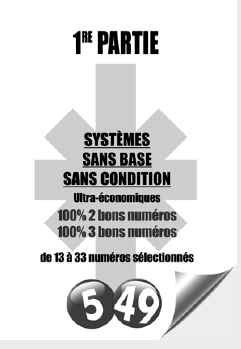 Ralisez un loto trs conomique sans base et sans condition garanti mathmatiquement