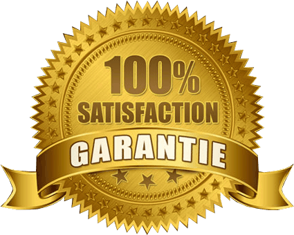 Garantie 100% satisfaction !