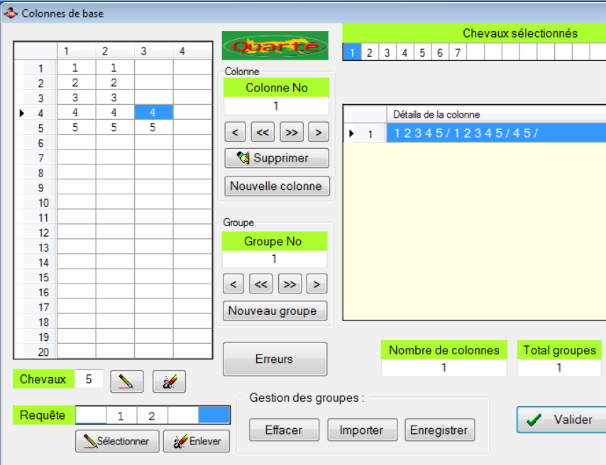 Chaque filtre de rduction est en lien direct avec une base de donnes des courses intgre 