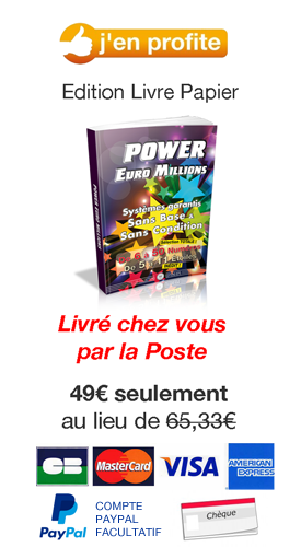 Oui, je commande le Livre POWER EURO MILLIONS