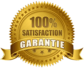 100% satisfaction garantie