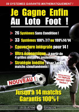 Couverture du livre je gagne enfin au lotofoot