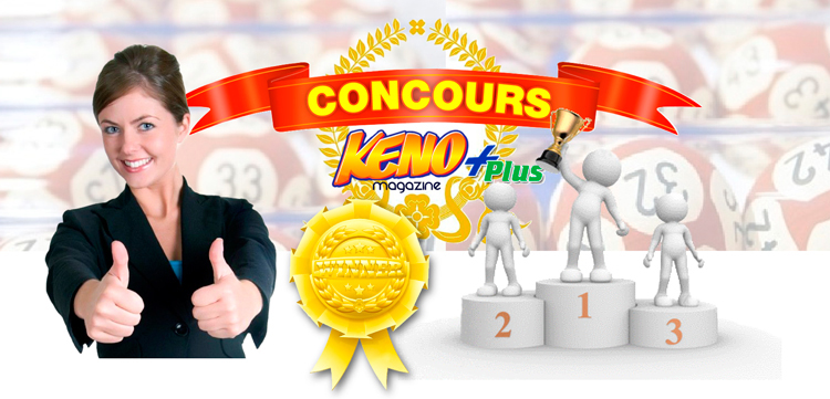  Magazine kenoplus365.com ! Participez au concours Keno et gagnez jusqu'a 200 euros ! C'est totalement gratuit !