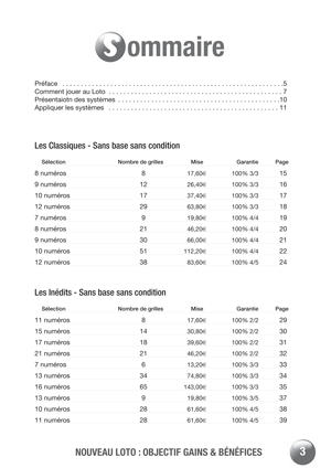 Au sommaire, une panoplie de sysèmes sans base sans condition