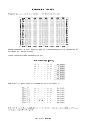 Mode d'emploi des systmes XPremium pour Loto Foot