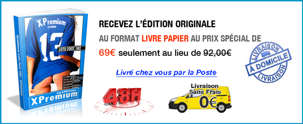 Oui, je veux recevoir le livre LOTOFOOT 1N2 XPREMIUM  mon domicile !