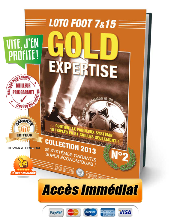 Offrez-vous Loto Foot Gold Expertise, très bon rapport qualité/prix