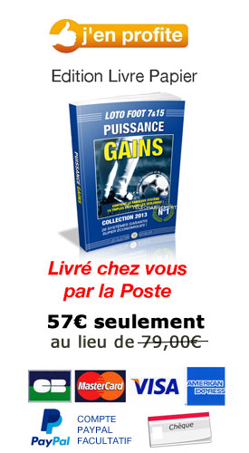 pactole loto foot Puissance Gains Livre