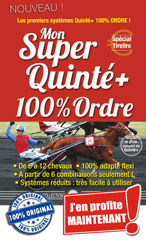 mon super quinte ordre j'en profite