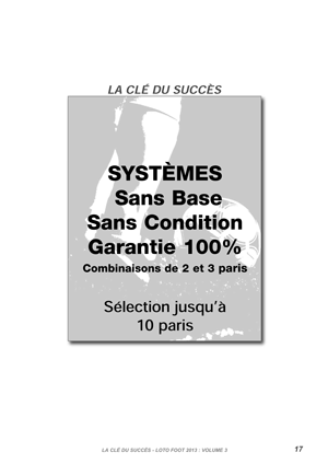 la cle du succes parions sport systeme sans condition