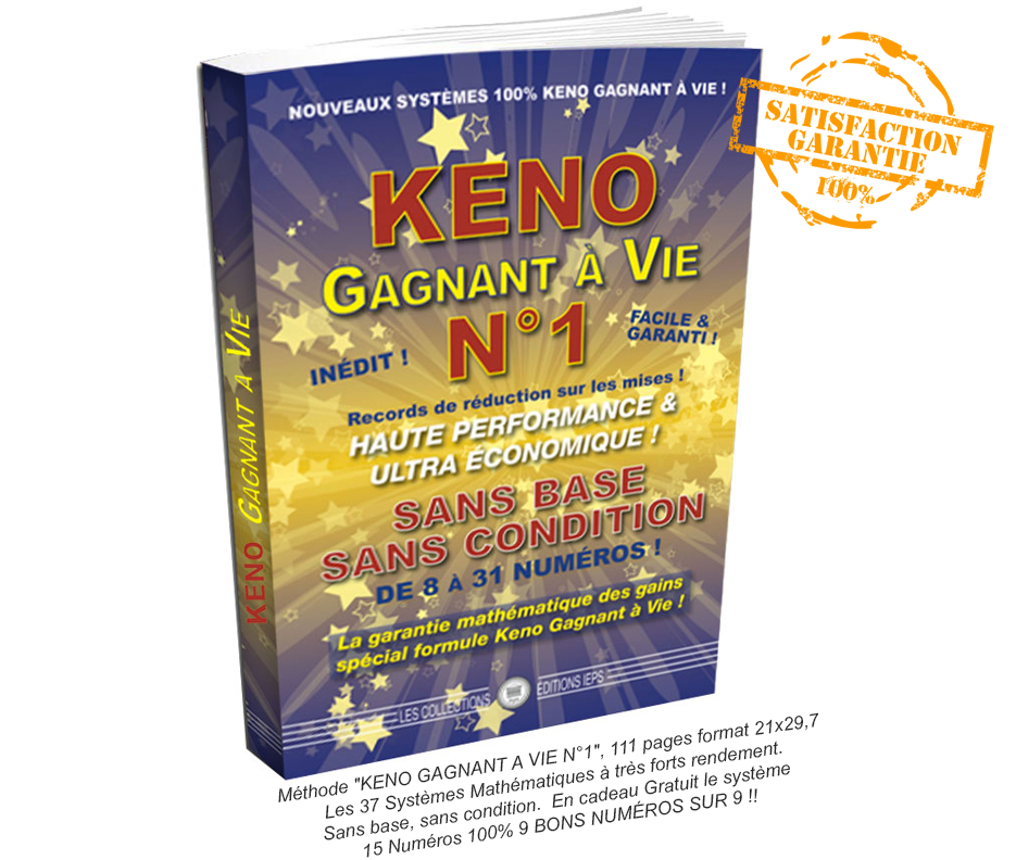 KENO Gagnant à VIE 37 systémes garantis pour viser des Gains à fdj keno — free download